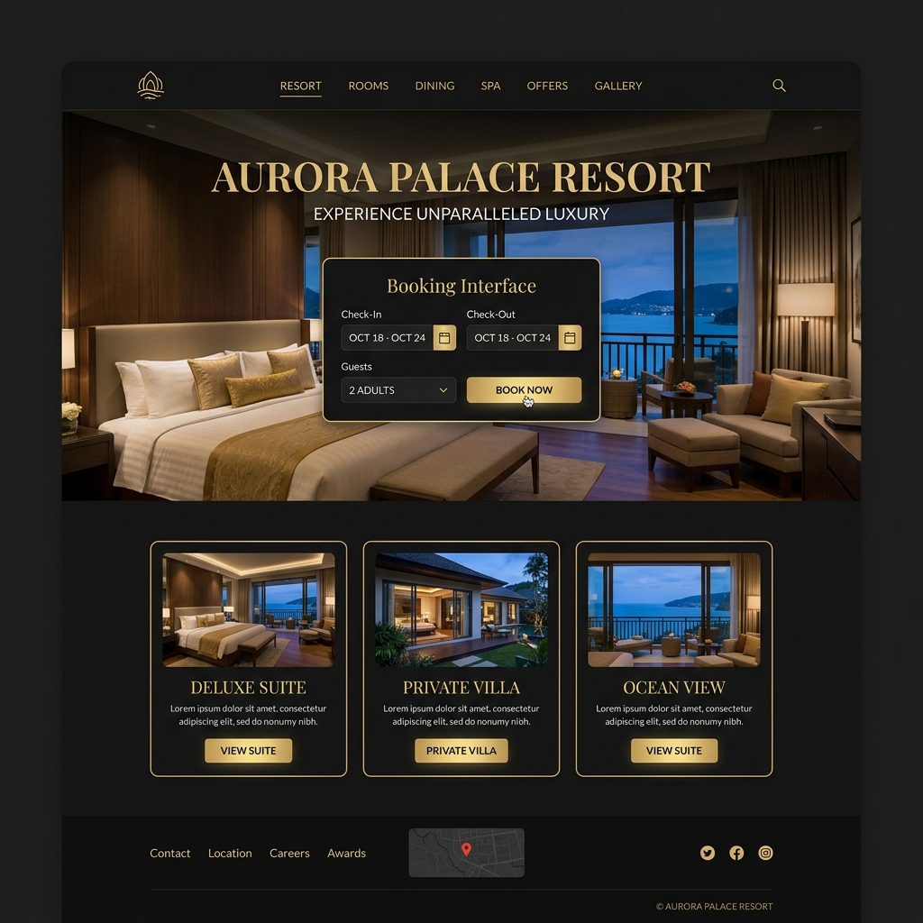 The Grand Residency Hotel website