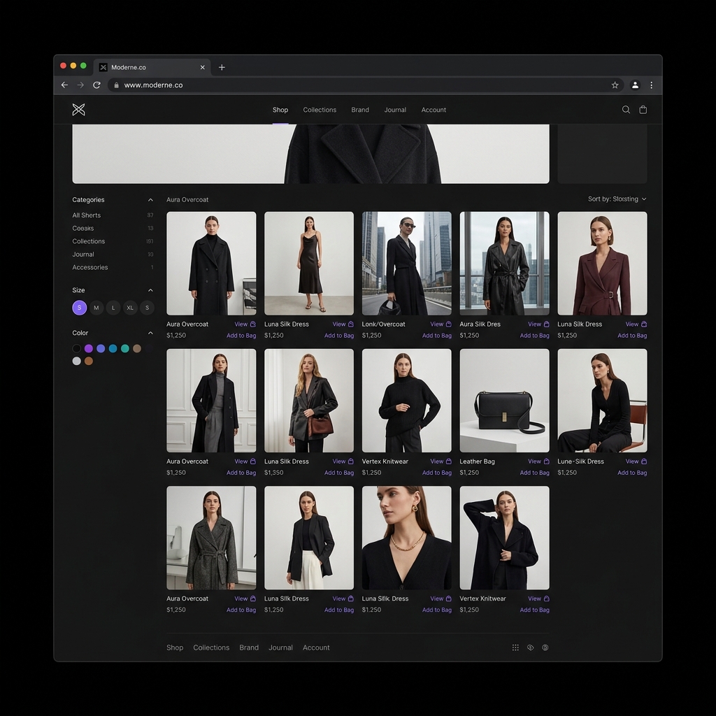 StyleNest Boutique website